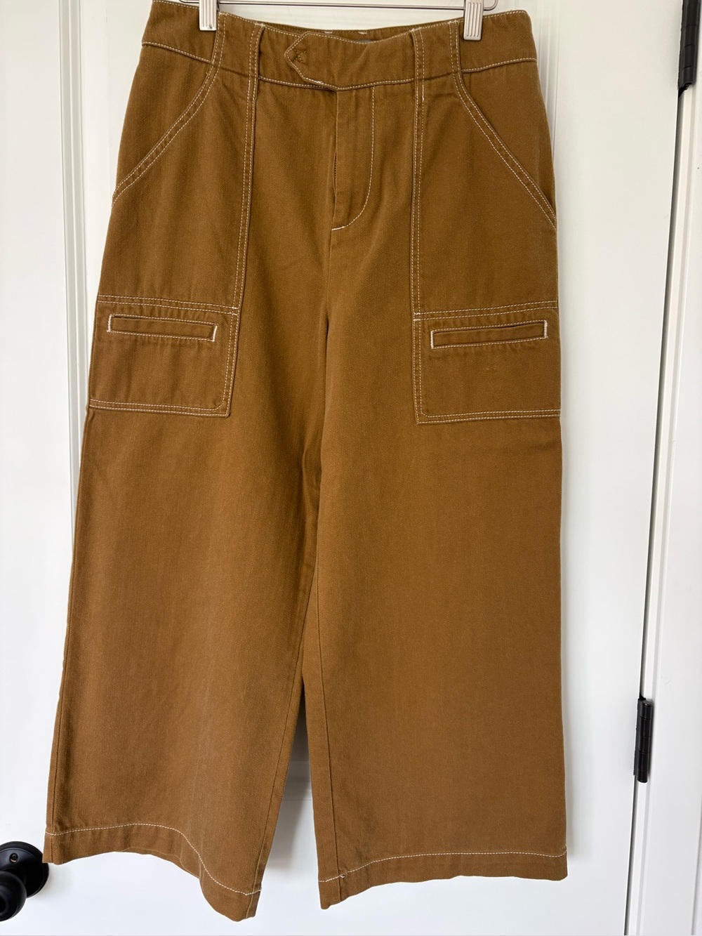 Anthropologie Wide Leg Crop Pants - Size 8